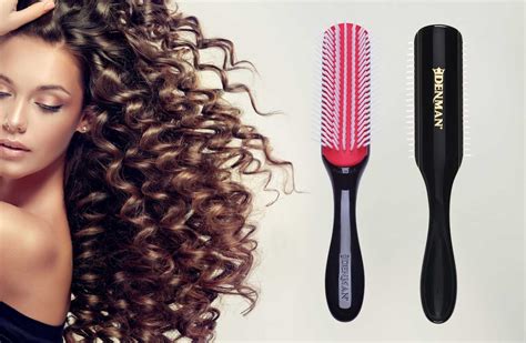 denman brush curly hair